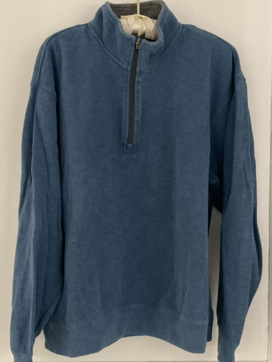 Orvis Other - Orvis' Men's Large Half-Zip Blue Sweater Pullover - Great Condition